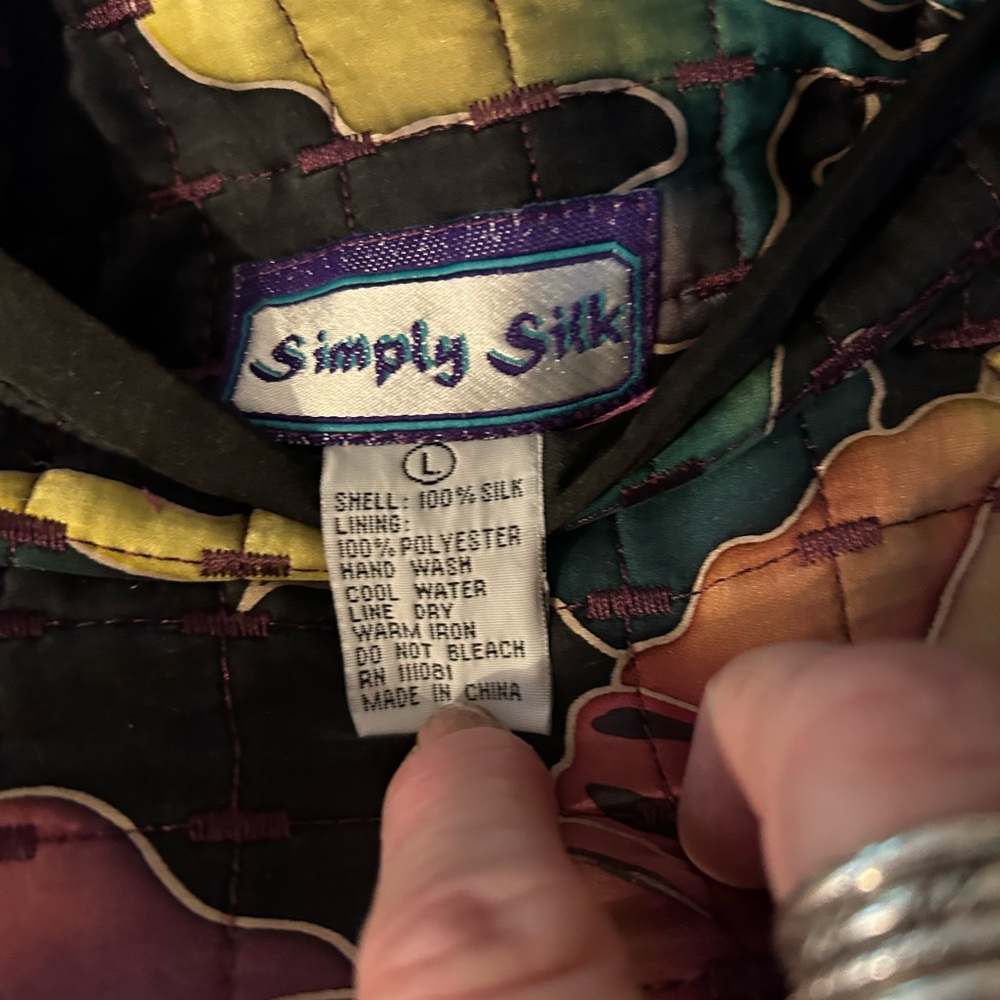 Simply Silk Reverseable Jacket 2 In 1 - image 6